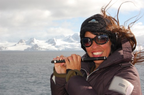 Viviana in Antarctica