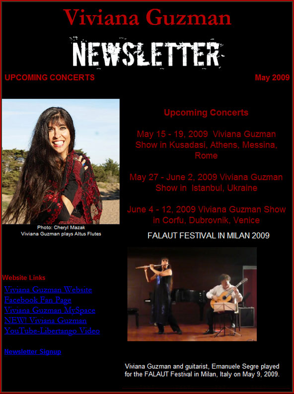 May 2009 Newsletter