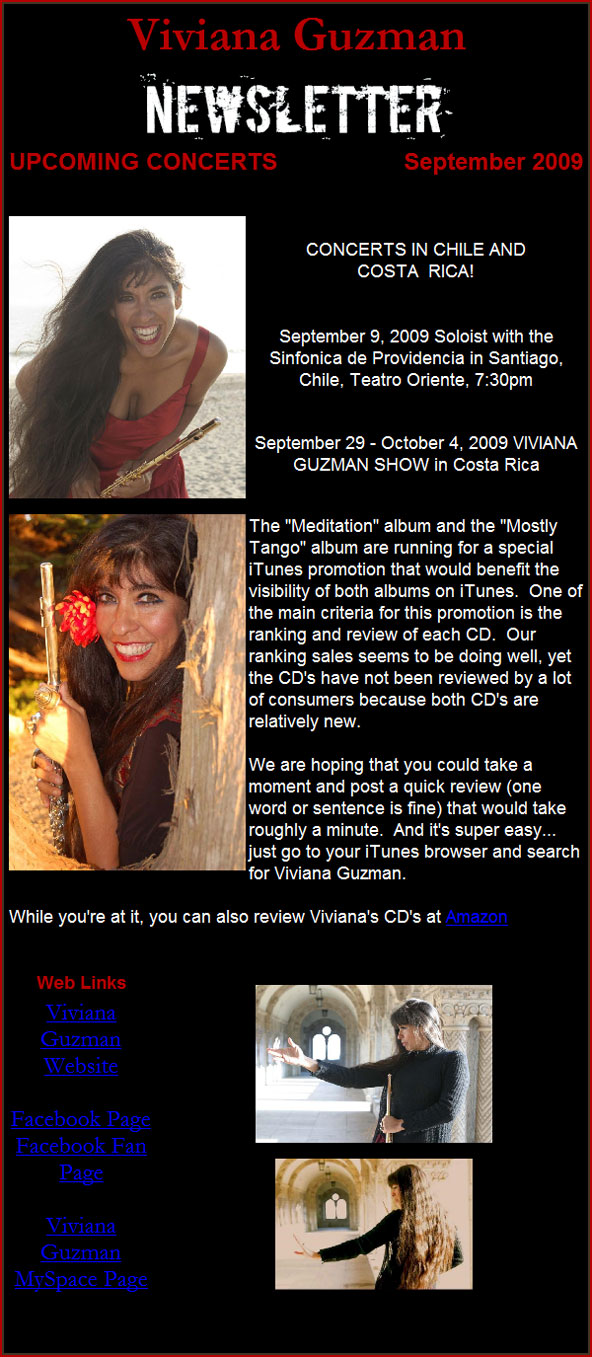 September 2009 Newsletter