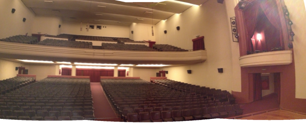 Universidad Santa Maria Theater where we performed