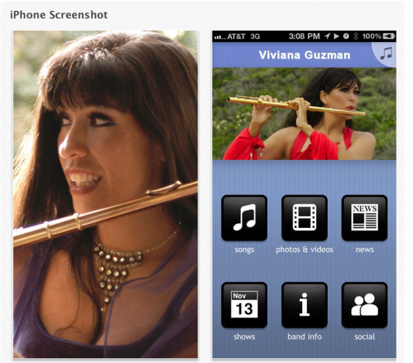 Viviana Guzman mobile App