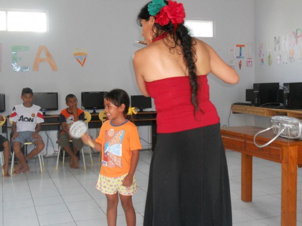 Viviana in the Jody O'Shea Orphanage in Denpasar, Bali