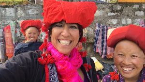Viviana Guzman with Red Dzao