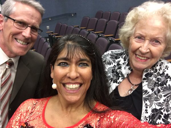 Viviana with Adrian & Joan Coulson