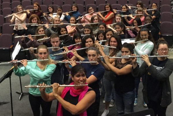 Viviana Guzman Flute Class in Dixon