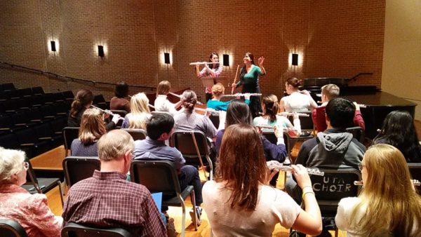 Teaching masterclass at UTA